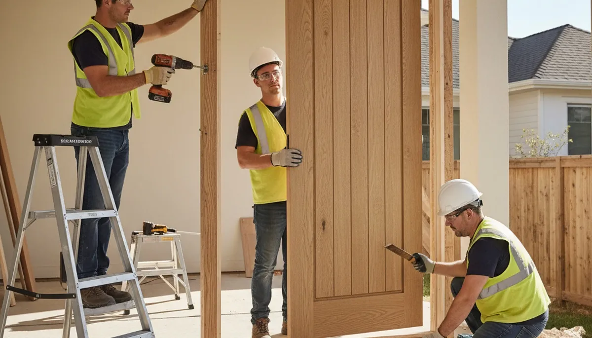Door installation by siding contractor in Orlando, FL for durable, weather-resistant homes