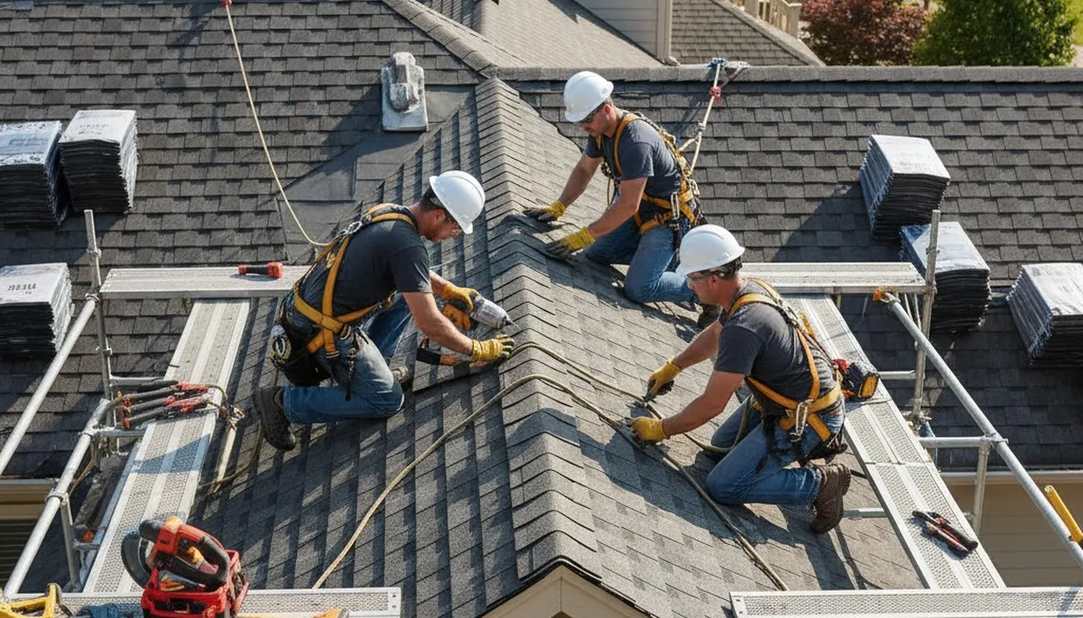 Orlando, FL siding contractor repairing exterior siding on a home for storm damage and wear